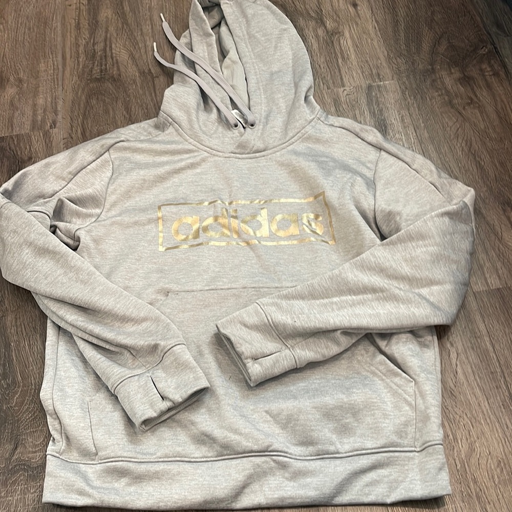 Light gray Adidas sweatshirt